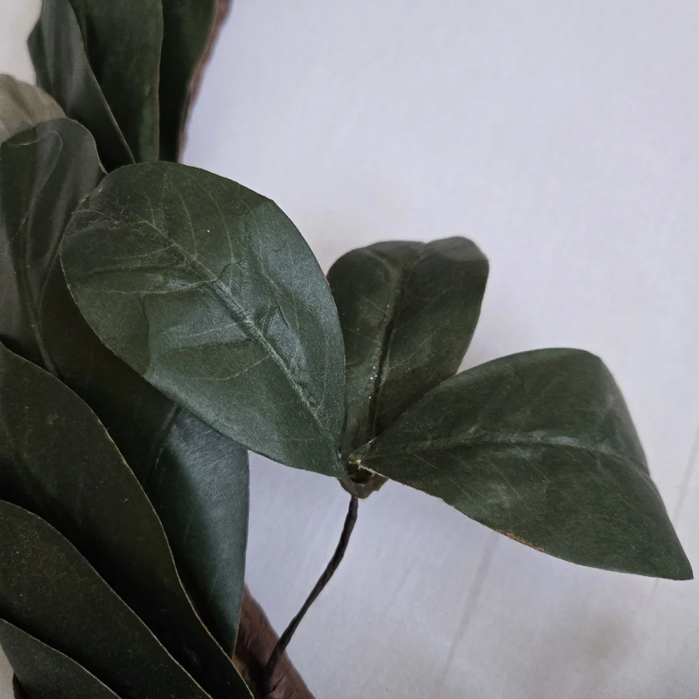 Pottery Barn Magnolia Leaf Garland READ READ READ